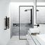 Gardenia 2-Jet Shower Panel System/ Adj. Round Head & Shower Wand, 1.8 GPM (Matte Black)