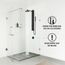 Gardenia 2-Jet Shower Panel System/ Adj. Round Head & Shower Wand, 1.8 GPM (Matte Black)