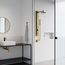 Gardenia 2-Jet Shower Panel System/ Round Head and Hand Shower Wand, 1.8 GPM (Brushed Gold)