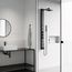 Bowery 4-Jet Shower Panel System, Shower Head, Tub Filler & Hand Shower, 1.8 GPM (Matte Black)