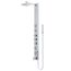 Bowery 4-Jet Shower Panel System w/ Square Head, Tub Filler & Shower Wand, 1.8 GPM (SS)