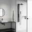 Sutton 4-Jet Shower Panel System w/ Adj. Square Head & Shower Wand, 1.8 GPM (Matte Black)