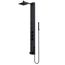Bowery 4-Jet Shower Panel System, Square Rainhead, Tub Filler & Wand, 1.8 GPM (Matte Black)