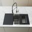 Hampton SS 32" x 17" x 10" Single Bowl Undermount Workstation Sink, Utility Ledge & Accessories