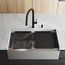 Handmade Stainless Steel 36" x 20.5" x 10" Single Bowl Farmhouse Sink Workstation w/ Accessories