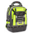 TECH PAC Backpack Tool Bag, Hi-Viz Yellow (13" x 10" x 19-1/2")