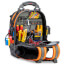 TECH PAC Backpack Tool Bag, Hi-Viz Orange (13" x 10" x 19-1/2")