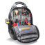 TECH PAC BLACKOUT Backpack Tool Bag w/ Removable Tool Pocket Panels, Black (13" x 10" x 19-1/2")
