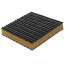 Rubber/Cork Anti-Vibration Pad, 4" x 4" x 7/8"