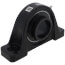 2-3/16" Air Handling 2-Bolt Pillow Block Bearing w/ Setscrew Lock