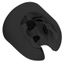 VS-128 Metal Shower Bracket (Matte Black)
