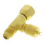 Swivel Tee w/ Permanent Depressor, 1/4" Access On Run x 1/4" Access On "T" (3 Pack)
