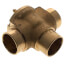 Three-way Fan Coil Valve, 1" Sweat, 7.0 Cv