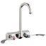 W4W Series 3-1/2" Wall-Mounted Workboard Faucet w/ 4" Centers, W4W-GN1AE1-317ABCP