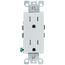 Decora Weather/Tamper Resistant Duplex Receptacle Outlet - White (15A, 125V)