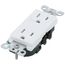 Decora Weather/Tamper Resistant Duplex Receptacle Outlet - White (15A, 125V)