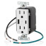 15A Type A and Type-C USB Charger Weather-Resistant Receptacle- White (15A, 125V)