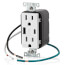 20A Type A and Type-C USB Charger Weather-Resistant Receptacle - White (20A,125V)