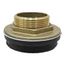 2" x 1-1/2" Brass Toilet Spud w/ Washer