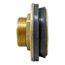 2" x 1-1/4" Brass Toilet Spud w/ Washer