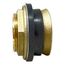 1-1/2" x 1-1/2" Brass Toilet Spud w/ Washer