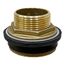 1-1/2" x 1-1/4" Brass Toilet Spud w/ Washer