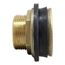 1-1/2" x 1-1/4" Brass Toilet Spud w/ Washer