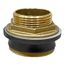 1-1/4" x 1-1/4" Brass Toilet Spud w/ Washer