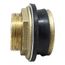 1-1/4" x 1-1/4" Brass Toilet Spud w/ Washer