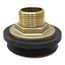 1-1/4" x 3/4" Brass Toilet Spud w/ Washer