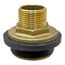 1" x 3/4" Brass Urinal Spud w/ Washer