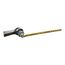 Premium Flat Brass Arm Tank Lever Handle (Chrome)