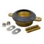 4-1/4" Brass Urinal Flange Kit To Fit Eljer & Gerber