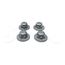 Closet Carrier Nuts & Washer Set (4 Pack)