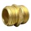 3/4" Male Hose x 3/4" Male Hose Brass Garden Hose Adapter (Lead Free)