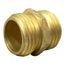 3/4" Male Hose x 3/4" Male Hose Brass Garden Hose Adapter (Lead Free)