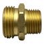 3/4" Male Hose x 1/2" MIP (1/2" Sweat) Brass Garden Hose Adapter (Lead Free)