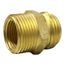 3/4" Male Hose x 3/4" MIP (1/2" FIP Tap) Brass Garden Hose Adapter (Lead Free)