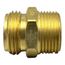 3/4" Male Hose x 3/4" MIP (1/2" FIP Tap) Brass Garden Hose Adapter (Lead Free)