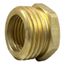 3/4" Male Hose x 1/2" FIP Brass Garden Hose Adapter (Lead Free)