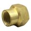 3/4" Female Hose x 1/2" FIP Brass Garden Hose Adapter (Lead Free)