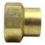 3/4" Female Hose x 1/2" FIP Brass Garden Hose Adapter (Lead Free)
