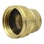 3/4" Female Swivel Hose x 1/2" FIP Brass Garden Hose Adapter (Lead Free)
