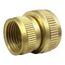 3/4" Female Swivel Hose x 1/2" FIP Brass Garden Hose Adapter (Lead Free)