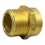 3/4" Female Hose x 3/4" MIP Brass Garden Hose Adapter (Lead Free)