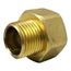3/4" Female Hose x 1/2" MIP (1/2" Sweat) Brass Garden Hose Adapter (Lead Free)