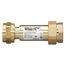 1" Female Meter Thread Inlet x Union FNPT Outlet Dual Check Valve Backflow Preventer, LF7R10-U2 (Lead Free)