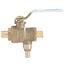 3/4" LFBRVM1 PEX x PEX x PEX Combination Ball Valve and Relief Valve, 125 PSI (Lead Free)