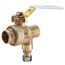 3/4" LFBRVM1 Sweat x Sweat x Compression Combination Ball Valve and Relief Valve, 125 PSI (Lead Free)