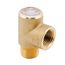 1/2" MNPT x FNPT Series 111 Brass 150 PSI Relief Valve
